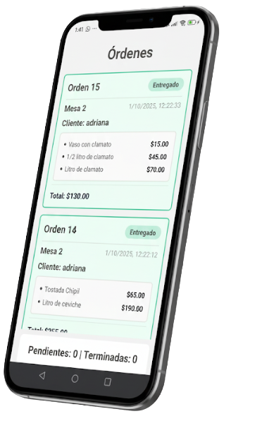 POStre Mobile App - Orders